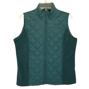 Museum of the Bible DC Women’s Green Quilted Fleece Vest L NWT
